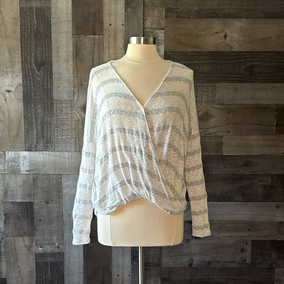 Altar’d State draped top medium coastal cowgirl stripes boho chic low key luxe - Picture 6 of 11